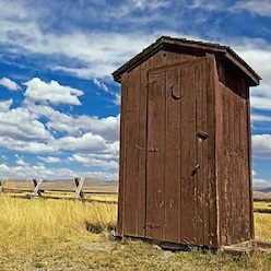 high tech outhouses