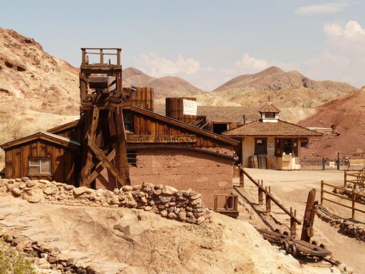 Abandoned mining town.